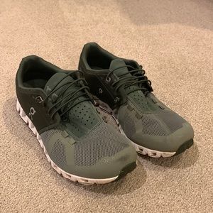 On Cloud 5 Olive Green size 7 women’s.